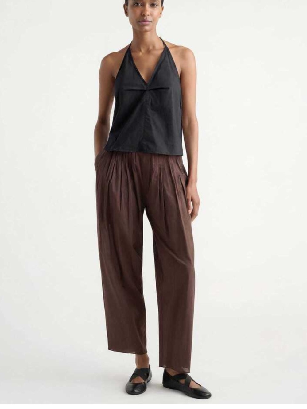 MODERN CITIZEN Garima Shirred Organic Cotton Pant